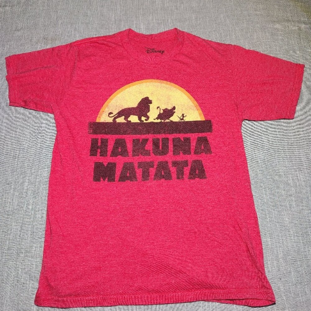 Disney The Lion King T-Shirt Size Medium Hakuna Matata Timon Pumbaa